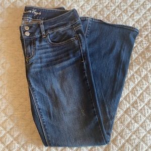 American Eagle jeans, Artist Stretch boot cut style, Size 4